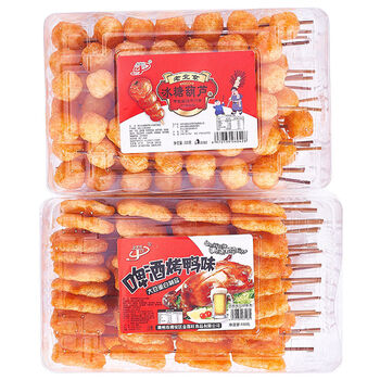 金喜旺辣条豆制品 8090后儿时怀旧零食小吃批发 啤酒烤鸭味冰糖味