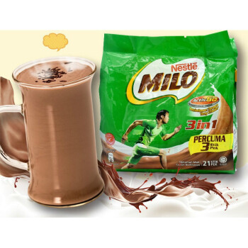 美禄可可粉33g21条多规格美禄milo巧克力味麦芽饮热巧克力马来西亚10