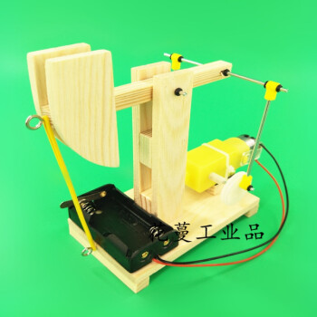 定制适用diy科技小制作油田磕头机抽油机科学小发明 学生手工拼装模型