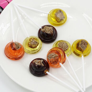 梅心棒棒糖原味儿时黑糖味咸话梅棒糖果休闲零食小吃口味混搭随机发40
