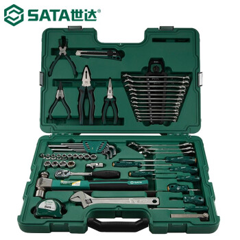 世达(sata)09516 机械设备维修工具组套筒棘轮扳手螺丝刀机修五金工具