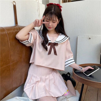 cken夏季日系新款学生jk制服女甜美可爱学院风韩版水手服减龄软妹套装