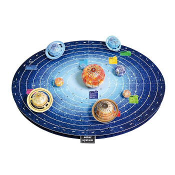 星球模型太阳系8星立体拼图太空天文星球3d模型diy手工儿童玩具