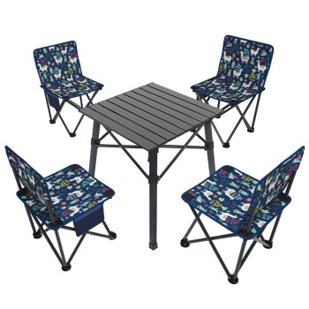 威野营 V-CAMP 户外桌椅野餐露营折叠桌折叠椅