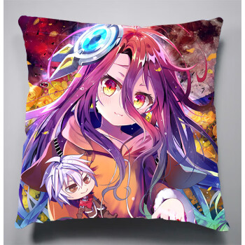 动漫nogamenolife游戏人生zero空白休比朱碧剧场版周边抱枕0140x40cm