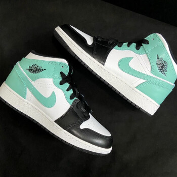 nikeairjordan1midaj1中帮运动鞋板鞋薄荷绿休闲鞋男鞋女鞋