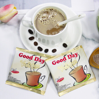 gooddayhappy,myhappyday 印尼进口美天goodday好日子香草味咖啡三合一速溶咖啡