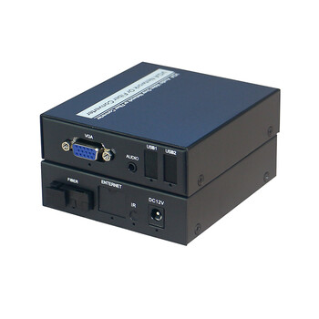vga光端机vga高清音频视频光纤传输器收发器转光纤usb鼠标1080pvga1