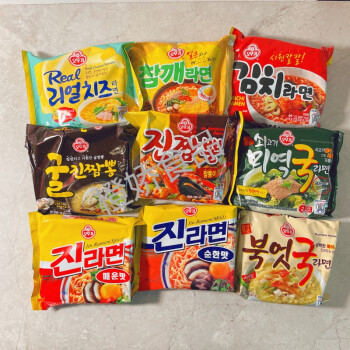 不倒翁拉面牛肉海带汤面单包泡面袋面煮面汤海鲜香辣韩国方便面生蚝辣