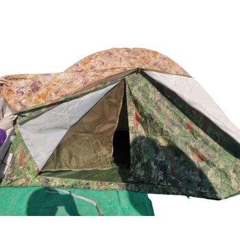 施奥德 部分队冬夏两用双人棉帐篷旅游野营户外登山垂钓帐篷数码帐篷