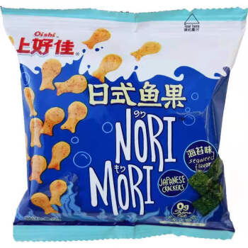 上好佳鲜虾片虾条薯片6g/7包/50包多规格零食儿童悠闲小吃 日式鱼果