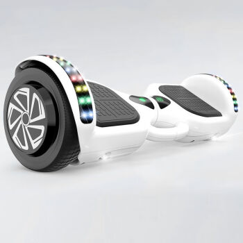 手提智能平衡车电动双轮小学生儿童体感代步扭扭滑板车 7寸白色标准款