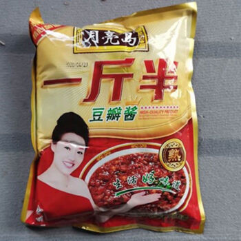 买2 1东北大酱月亮岛豆瓣酱1斤半熟酱炸酱蘸酱菜炖菜1袋750g 一袋装