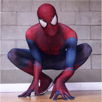 超凡蜘蛛侠衣服theamazingspiderman弹力印花紧身衣cosplay连体服成人