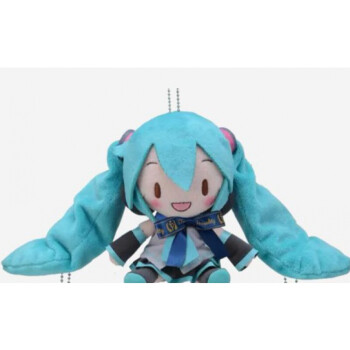 世嘉sega雪初音未来fufu蝴蝶结布偶玩偶可爱毛绒公仔抱枕娃娃周边礼物