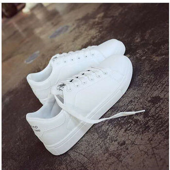 小白鞋女2021春秋新款百搭韩版潮流厚底休闲学生运动平底鞋女191255