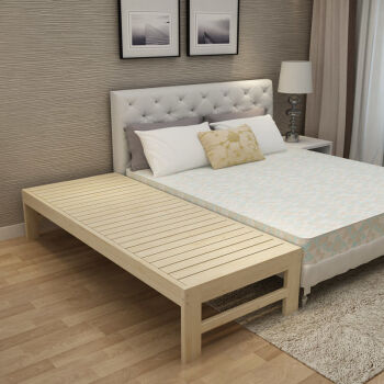 加宽床拼接床边实木宝宝床带护栏单人床小床松木拼接床成人定制平板床