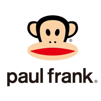 大嘴猴paulfrank行李箱乳白色24英寸