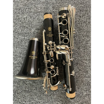 雅马哈黑管单簧管降b调ycl450n乌木材质黑管乐器550型演奏款ycl355
