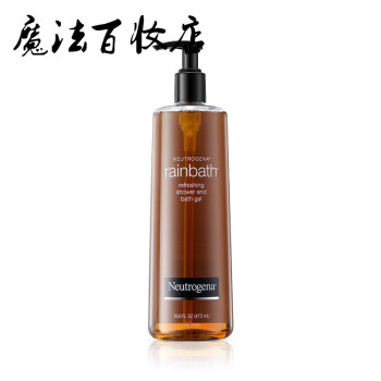 neutrogena露得清沐浴露滋润温和保湿清洁补水家庭装沐浴乳473ml