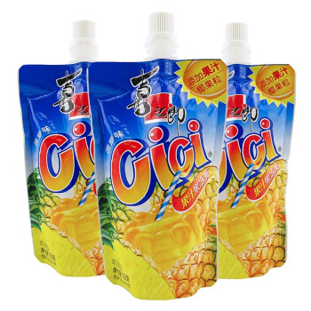 喜之郎 cici果冻爽 150g×10支 果汁饮料 休闲零食 儿童节 菠萝味