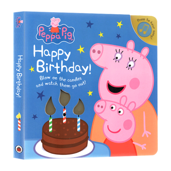 旧书英文原版 小猪佩奇生日快乐 peppa pig happy birthday 粉红猪