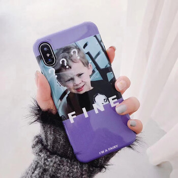 iphonex手机壳苹果8plus/6s/6plus欧美假笑男孩趣味头像7p保护套 6p/6