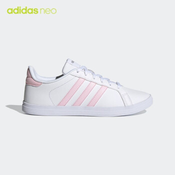 adidas阿迪达斯官网neo courtpoint女子休闲运动鞋fy6950 白/粉 38