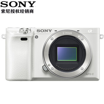 索尼sonyilce6000la6000l微单相机入门级旅游拍照短视频相机a6000白色