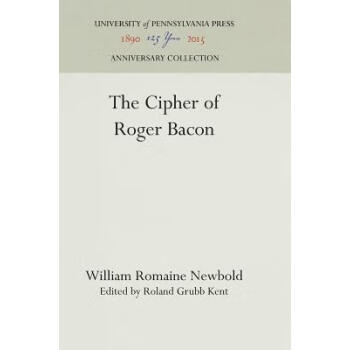 《预订 the cipher of roger bacon》【摘要 书评 试读】- 京东图书