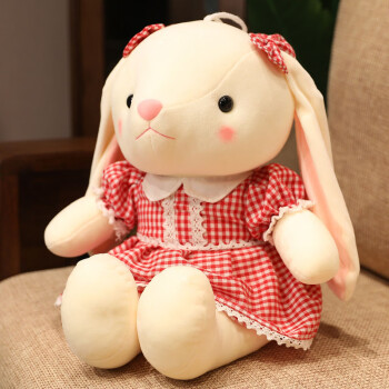 可爱儿童玩偶女生日礼物女孩长耳朵小白兔布娃娃送宝宝六一儿童节礼物