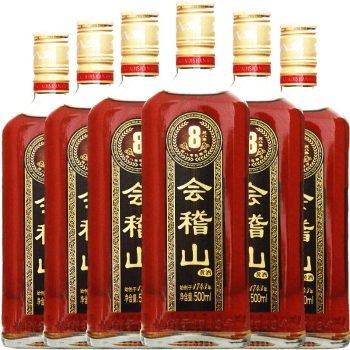 会稽山绍兴黄酒八年陈特型花雕酒纯八年大米黄酒加饭酒500ml*6