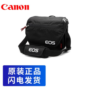 佳能（Canon）原装单反微单相机包 摄影包 适用EOS R3 R5 R6 R7 R8 R10 R50 R100 90D M50二代 5D4 5D3 6D2 EOS单反单肩包 黑色