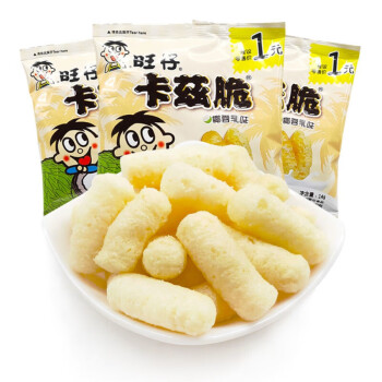 新品卡兹脆椰蓉味14g儿童喜爱好吃休闲膨化旺仔卡兹脆【三提60袋】