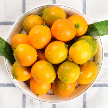 广西金桔水果脆皮小桔子甜橘子新鲜水果精选3斤装大果