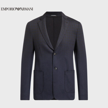 阿玛尼emporioarmani奢侈品男装21秋冬ea男士休闲绵羊毛质西服navy