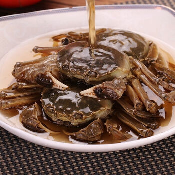 900g宁波醉蟹一瓶20个左右醉毛蟹酱蟹醉螃蟹醉河蟹酱螃蟹冷菜900克新
