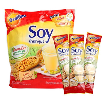 泰国进口阿华田soy原味速溶豆浆粉豆奶含钙冲饮品营养早餐小袋装进口