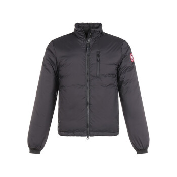 【加拿大鹅绒羽绒服外套】canada goose 加拿大鹅 男士黑色锦纶lodge