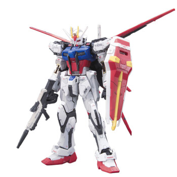 万代高达拼装模型 rg 1/144 拼插敢达男孩玩具【送支架】 rg03 强袭