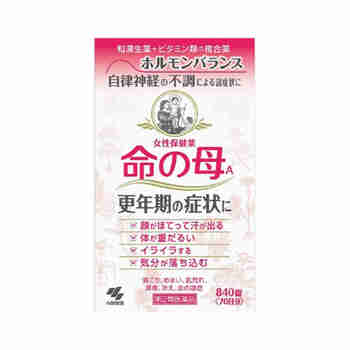 【日本发货】生命之母改善更年期综合症 小林制药命之母 内分泌失调烦燥  月经不调贫血益母调经 改善更年期840锭 70日份