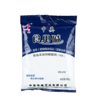 中英 纯碱 食用碱面 烘焙原料 清洁去污200g