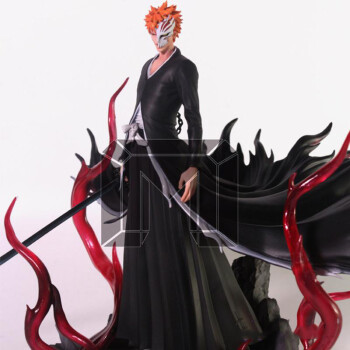 死神bleach 万解 一护 双头雕 黑崎一护 gk定制手办 定金1100需确认