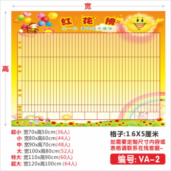 班级评比栏墙贴 幼儿园你追我赶红花奖励榜 可擦写小学教室布置 va-2