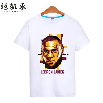 蒙美西夏季新款骑士队詹姆斯篮球训练服短袖宽松t恤衫