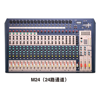 声艺/soundcraft 演出调音台 M24 S12MT S22MTK M12BT M16 模拟调音台USB录音舞台会议酒吧 Nano M24(24路/4编组/USB)