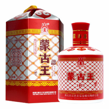 蒙古王浓香型白酒42度红包单瓶475ml