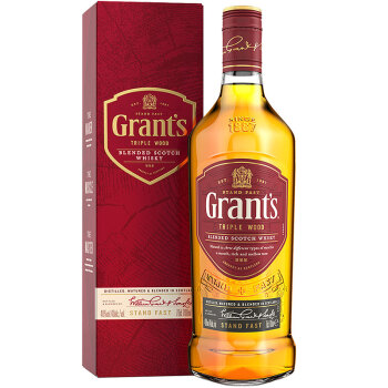 英国进口格兰苏格兰威士忌grantsscotchwhisky洋酒格兰苏格兰威士忌