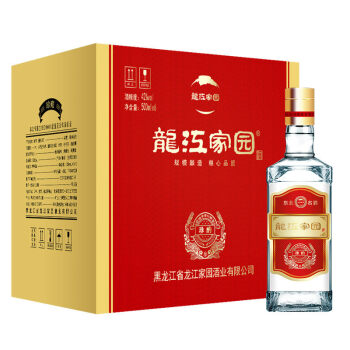 龙江家园 白酒 珍酌 浓香型 42度 500ml*6瓶 整箱装