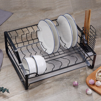 碗架 沥水架 不锈钢加厚 碗架304不锈钢厨房用品放晾碗盘碟筷子笼单层